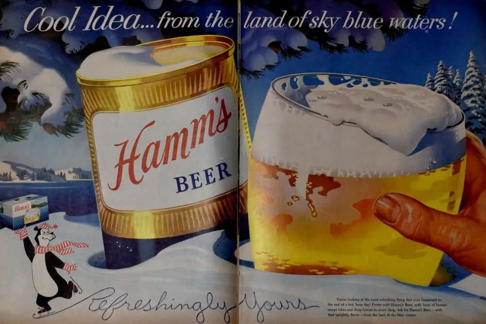 Vintage Advertising For Hamm's Beer, July 23, 1956 Issue Of Life Magazine | by France1978