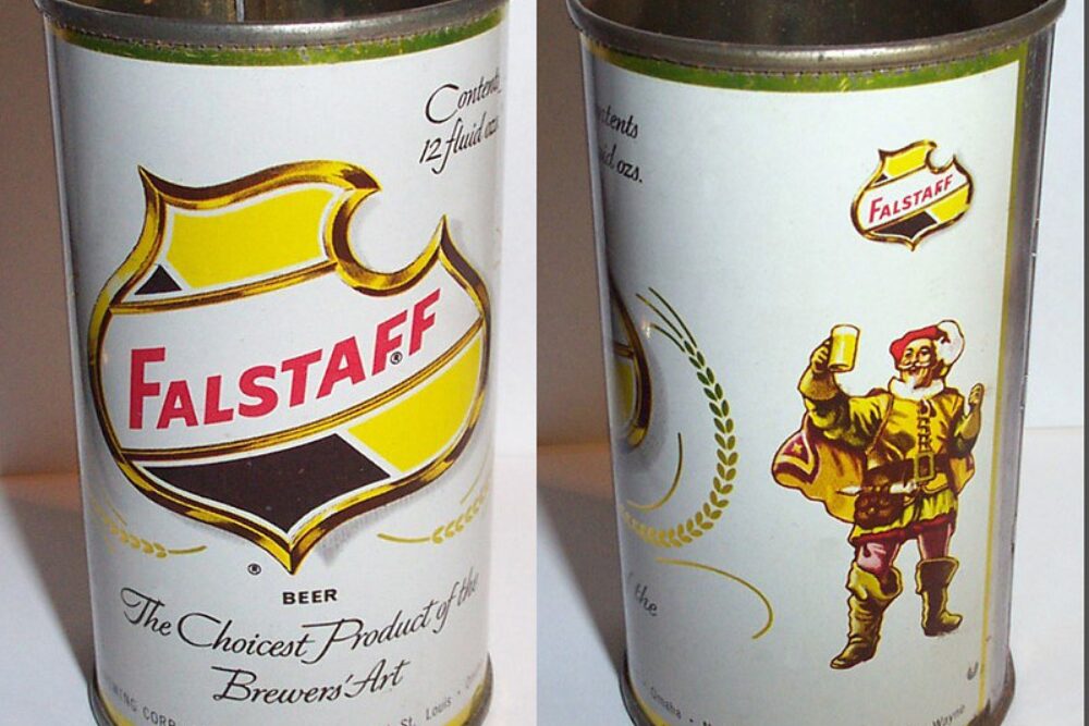 Beer Can - Falstaff Beer - 01, 12oz, Straight-steel, Flat-top | by kocojim