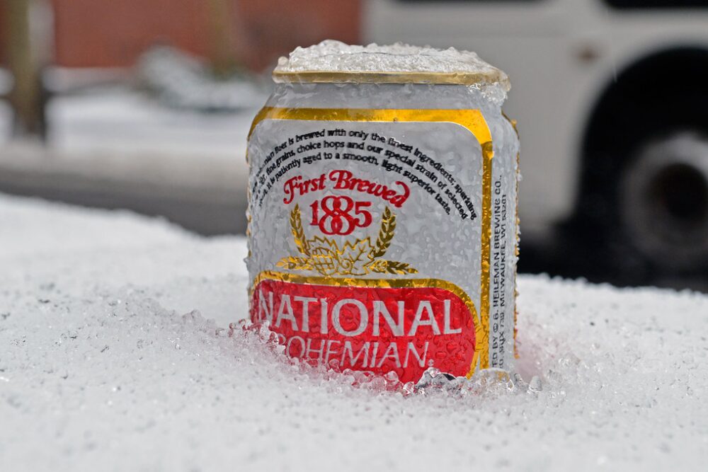 National Bohemian ... on ice! | by damonabnormal