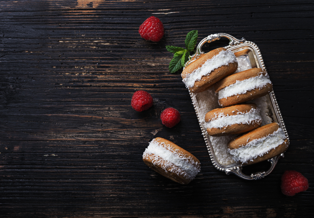 Homemade ice cream sandwiches — Photo