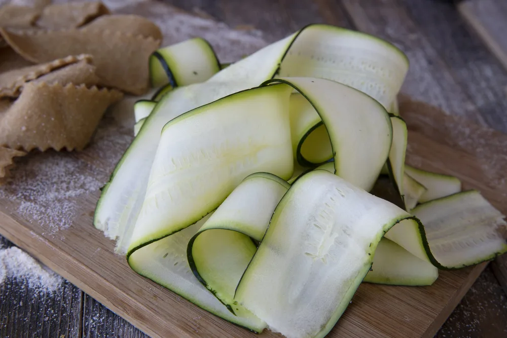 Zucchini Ribbons — Stock Photo, Image