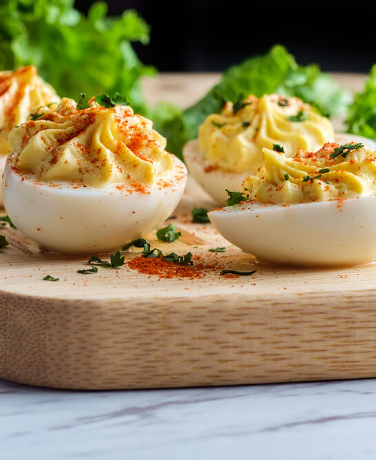Deviled Eggs Paprika — Stock Photo, Image