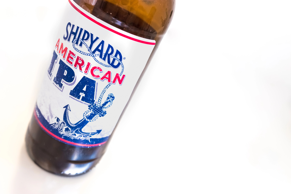 Valencia, Spain - October 11, 2019: IPA beer, brewery by Shipyar — Stock Photo, Image