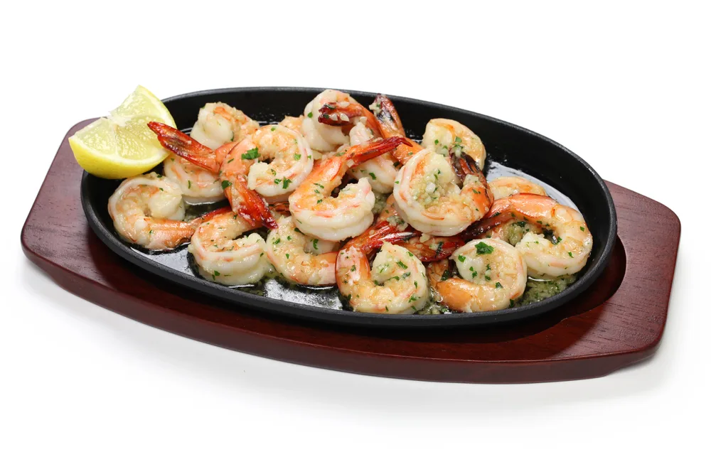 Shrimp scampi — Stock Photo, Image"
