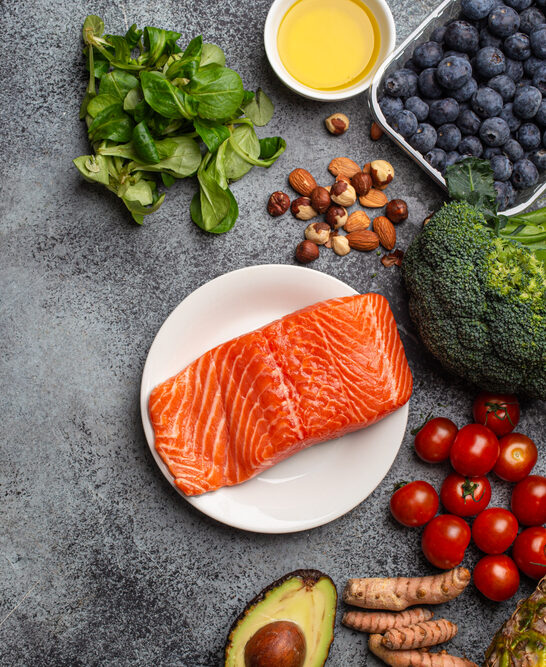 Anti inflammanory diet food — Stock Photo, Image
