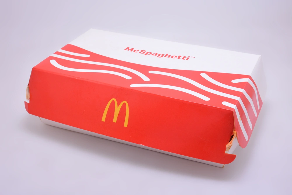 MANILA, PH - SEPTEMBER 30 - Mcdonalds Mcspaghetti