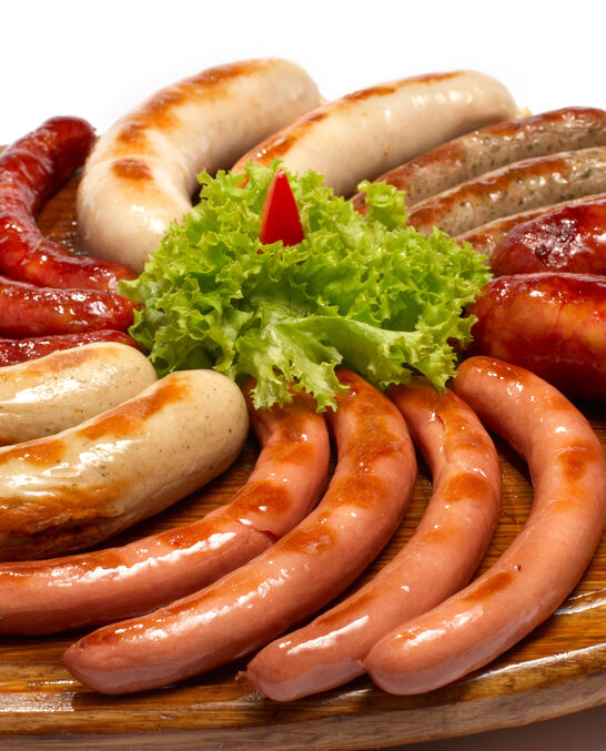 Grilled sausages — Stock Photo, Image