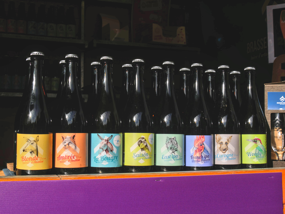 Valenciennes France 2022 Whole Range Beer Produced Brewery Brasserie Amblise — Stock Photo, Image