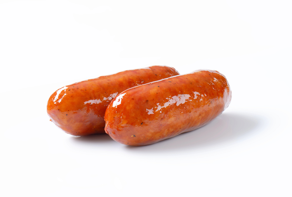 Two grilled sausages — Stock Photo, Image