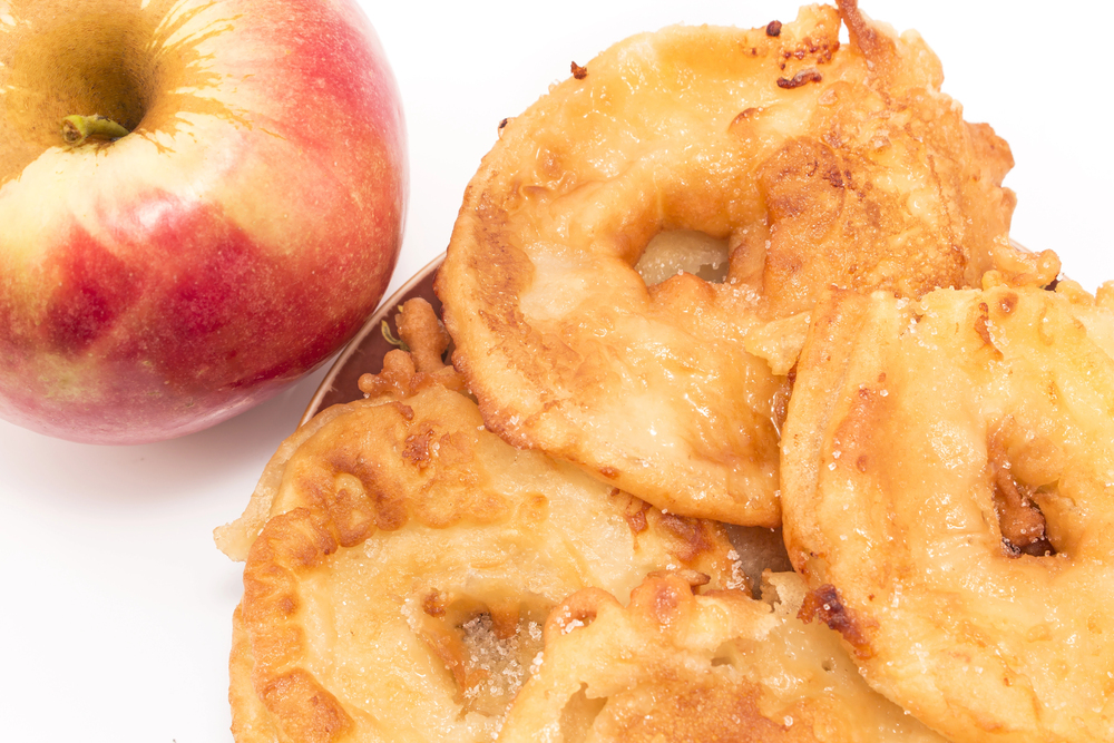 Fried apples — Photo