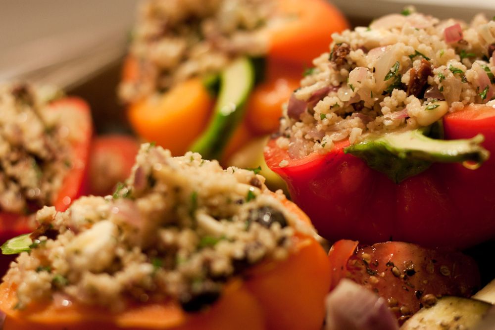 327/365 November 23 - Stuffed Bell Peppers with Roasted Ve… | Flickr