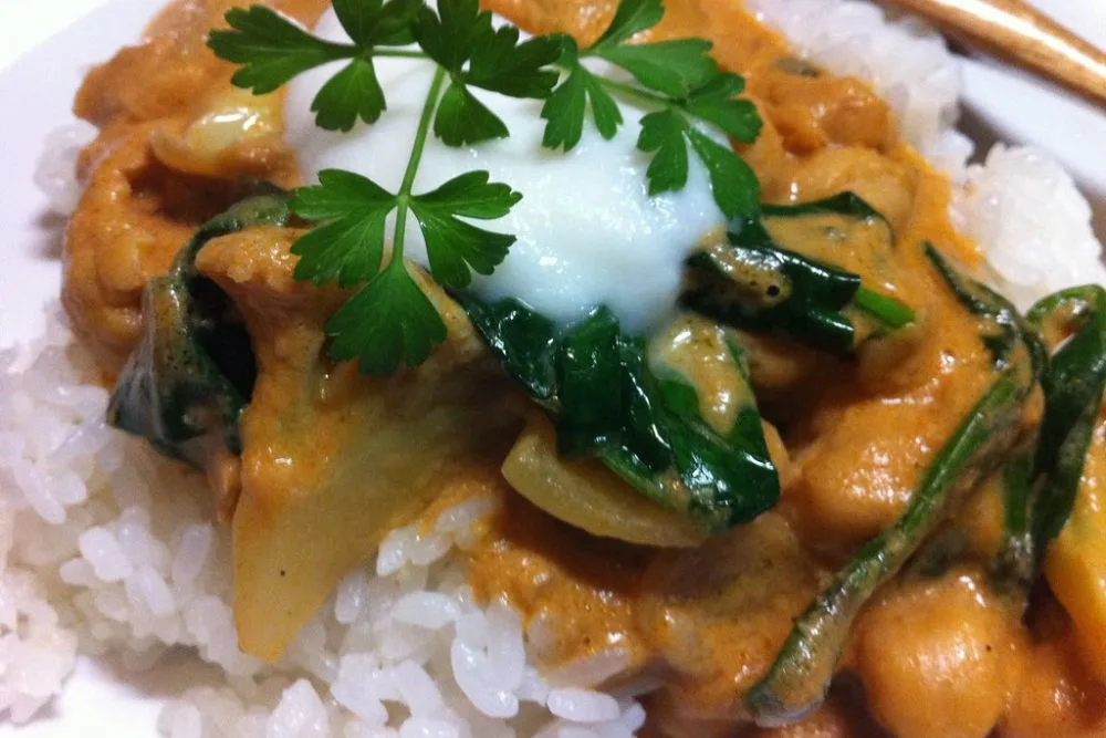 Chickpea, Cauliflower & Spinach in Coconut Cream Curry | Flickr