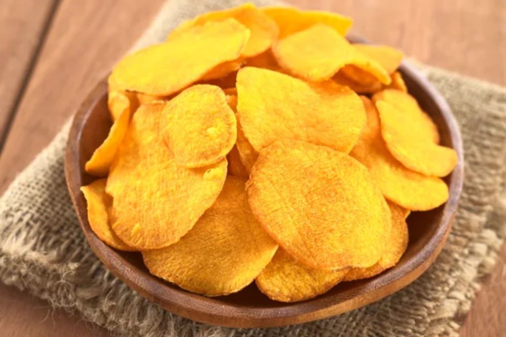 alt="Sweet Potato Chips — Stock Photo, Image"