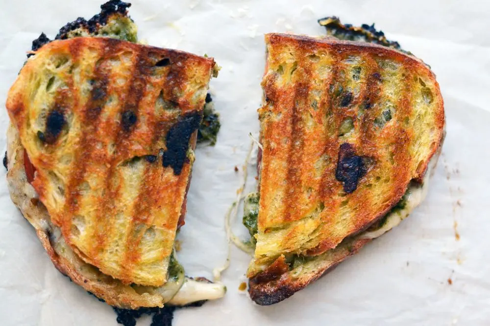Caprese Salad Grilled Cheese-5 | Caprese Salad Grilled Chees… | Flickr