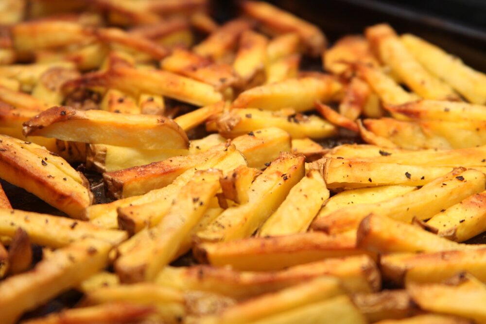 Oven roasted french fries | by Gudlyf