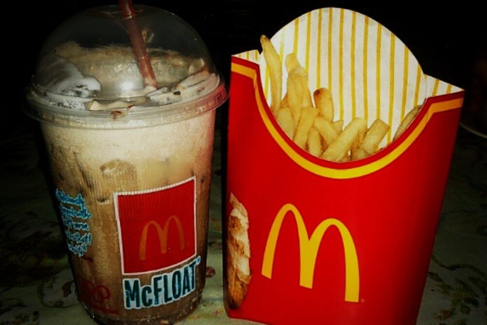 float n fries #mcfloat #fries #mcdo | by AkoSiKaystee