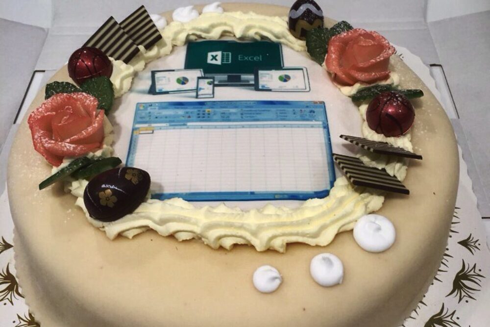 Birthday cake - Excel - selebration | by pserigstad