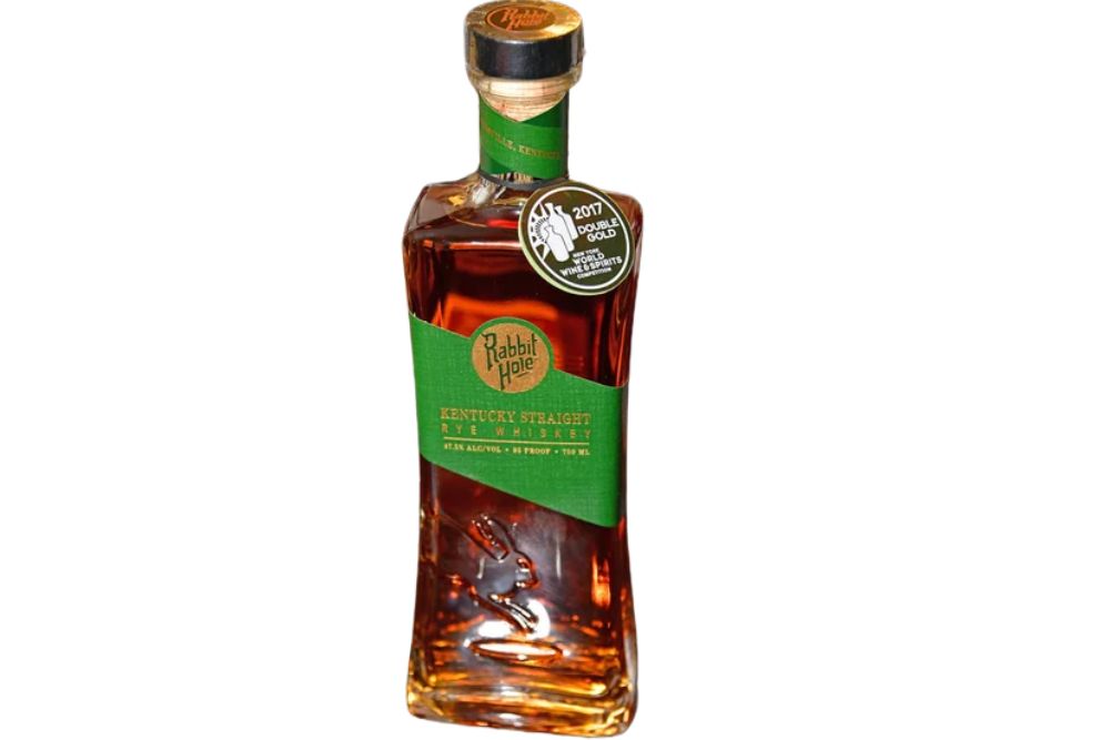 Louisville KY, USA 10-26-19 Bottle of Rabbit Hole Kentucky Straight Bourbon whiskey 750ml — Photo by Roig61