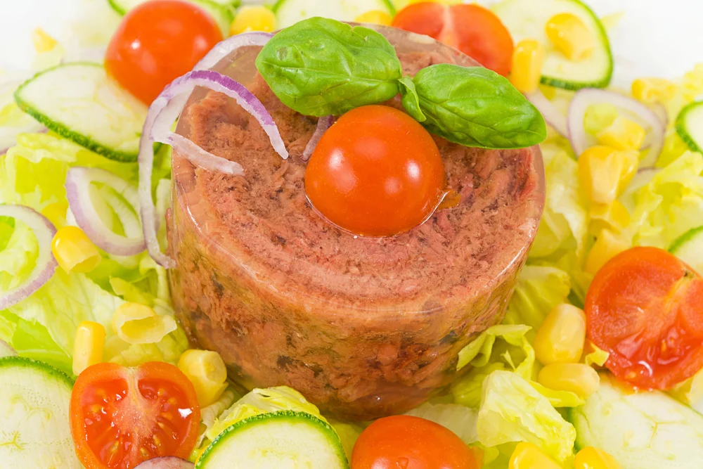 Meat in aspic — Photo