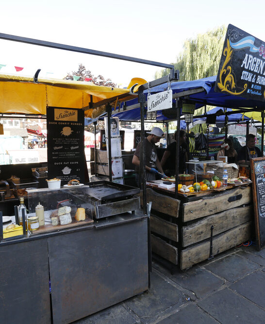 London Camden Market, Street Foods — Stock Photo, Image