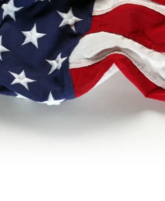 American flag for Memorial Day or 4th of July — Photo