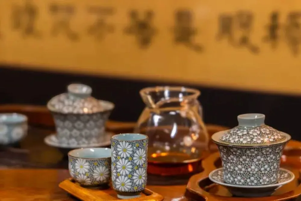 Traditional chinese tea ceremony utensils (Gongfu Tea) — Photo