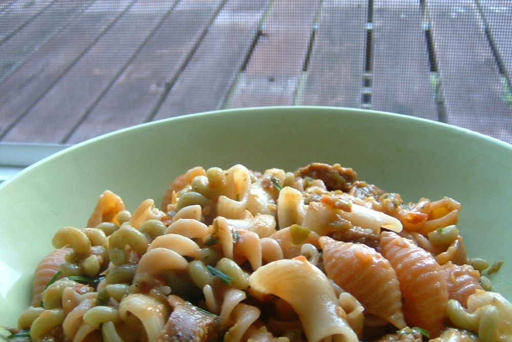 roasted veggie pasta | AdeleLynn | Flickr