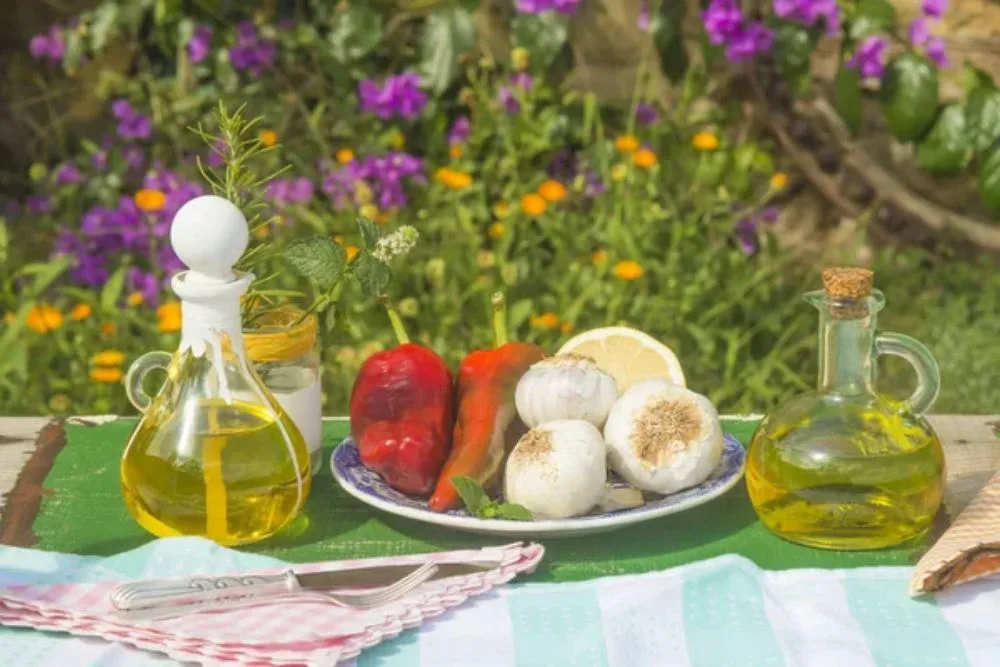 Extra virgin olive oil two bottles. — Photo