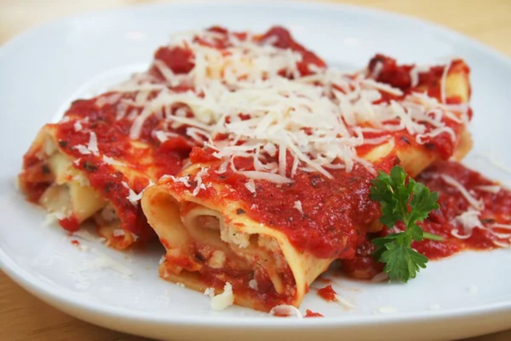 Manicotti — Photo