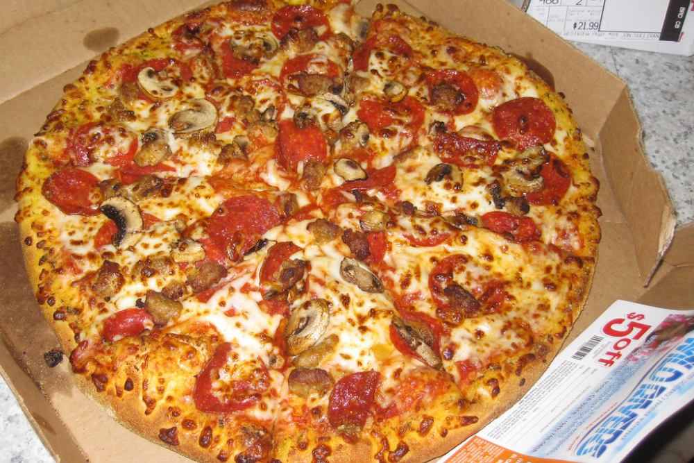 Domino's Pizza, Pepperoni and Mushroom | by Batty aka Photobat