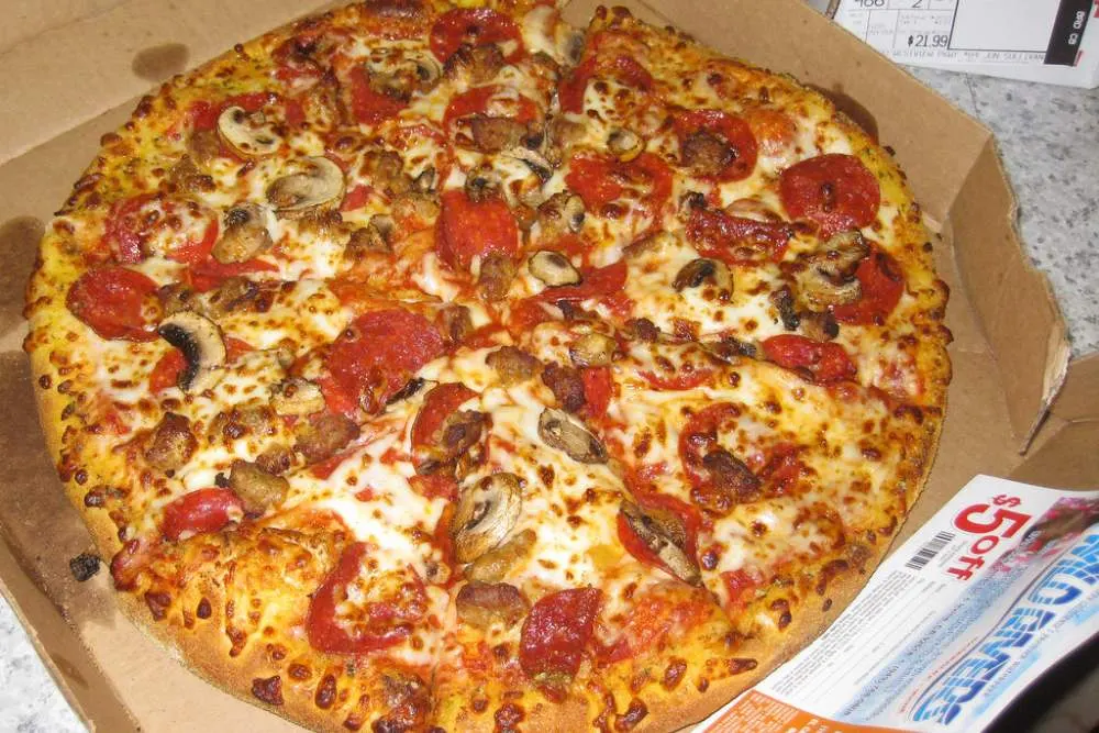Domino's Pizza, Pepperoni and Mushroom | by Batty aka Photobat