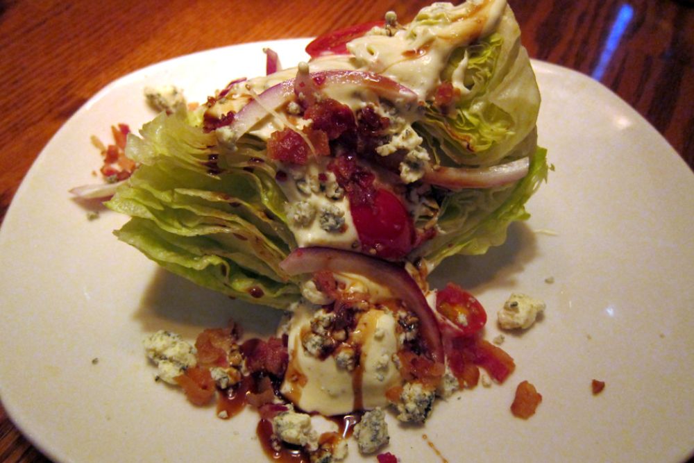 Outback Steakhouse: wedge salad | by Guzzle & Nosh