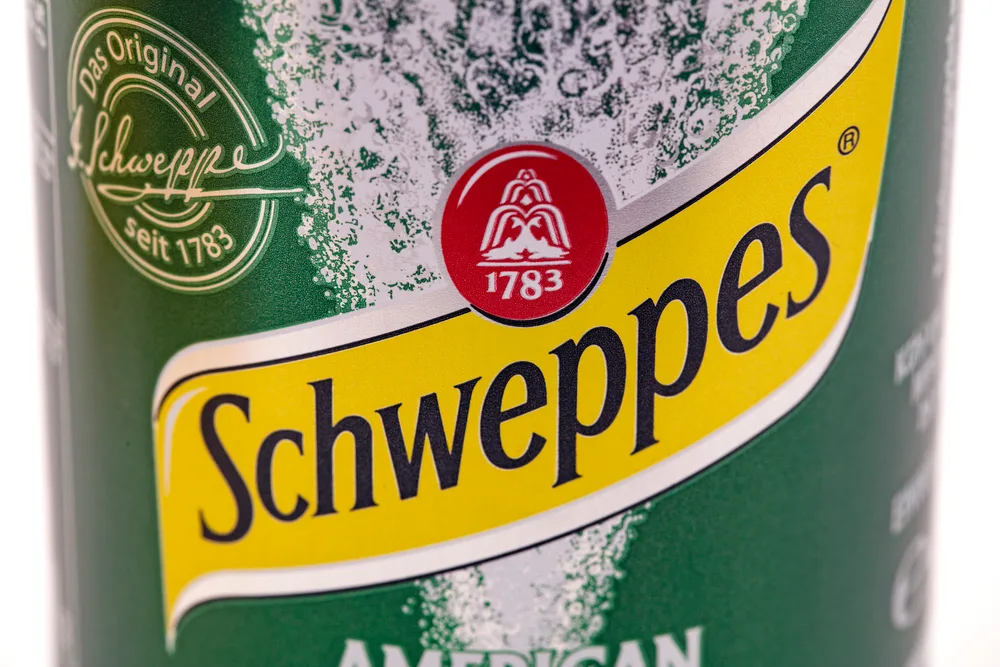 Huettenberg Germany June 2018 Photo Schweppes American Ginger Ale Can — Stock Photo, Image