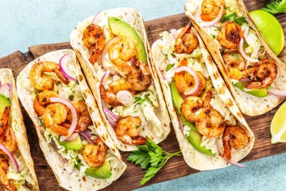 Shrimp tacos.