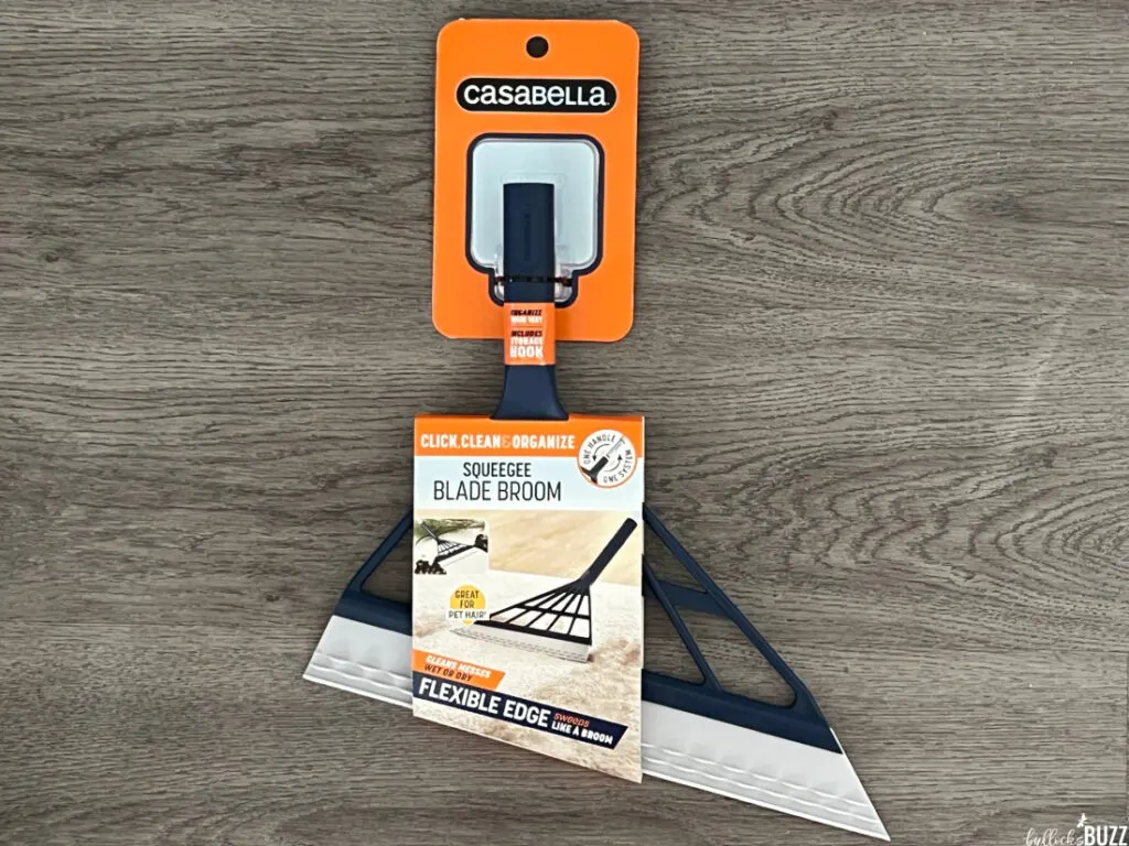 The Squeegee Blade Broom still in its packaging