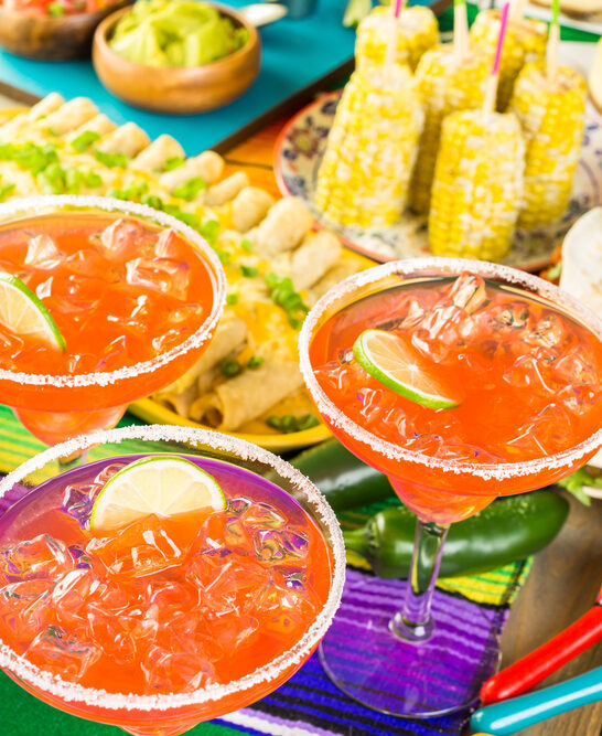 Fiesta buffet table — Stock Photo, Image