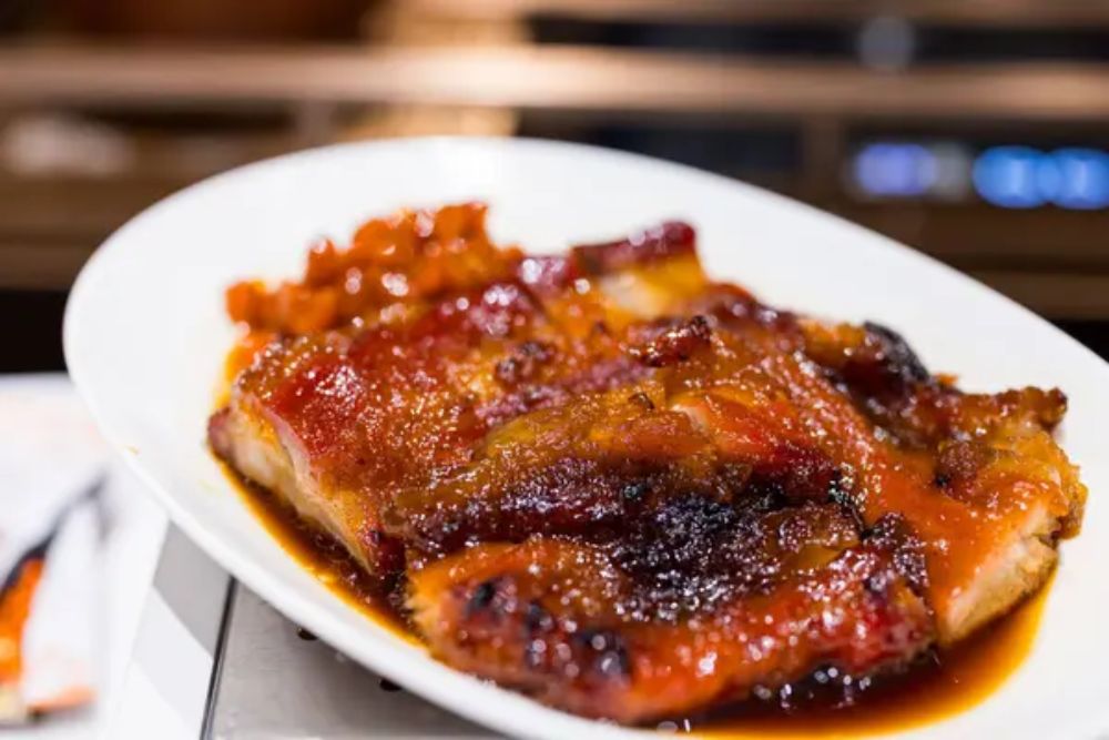 Remove BG
Save
Share
Sample
Barbecue Pork belly called char siu in Hong Kong restaurant