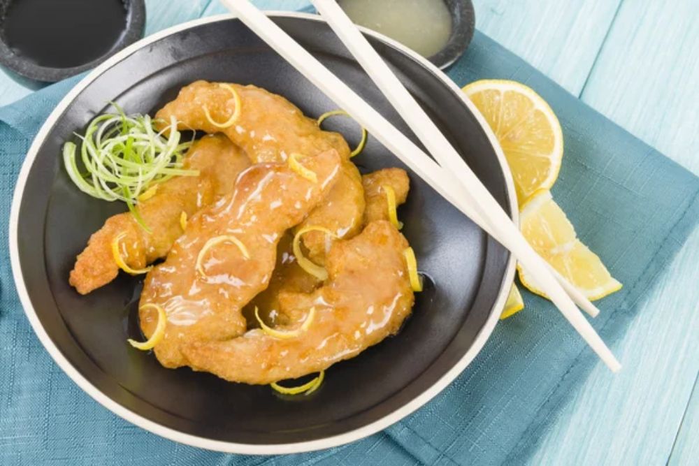 Chinese Lemon Chicken — Photo