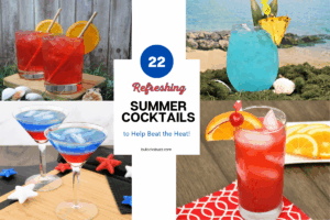 collage of the best summer cocktails