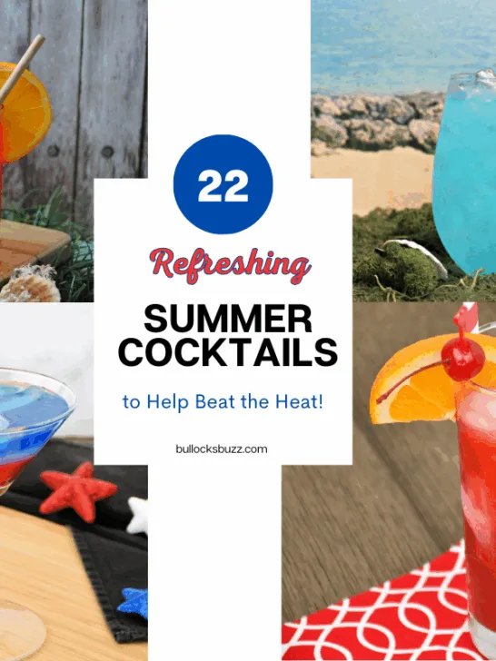 collage of the best summer cocktails