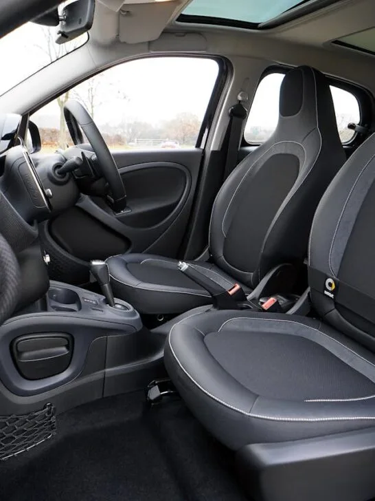 black interior of a car