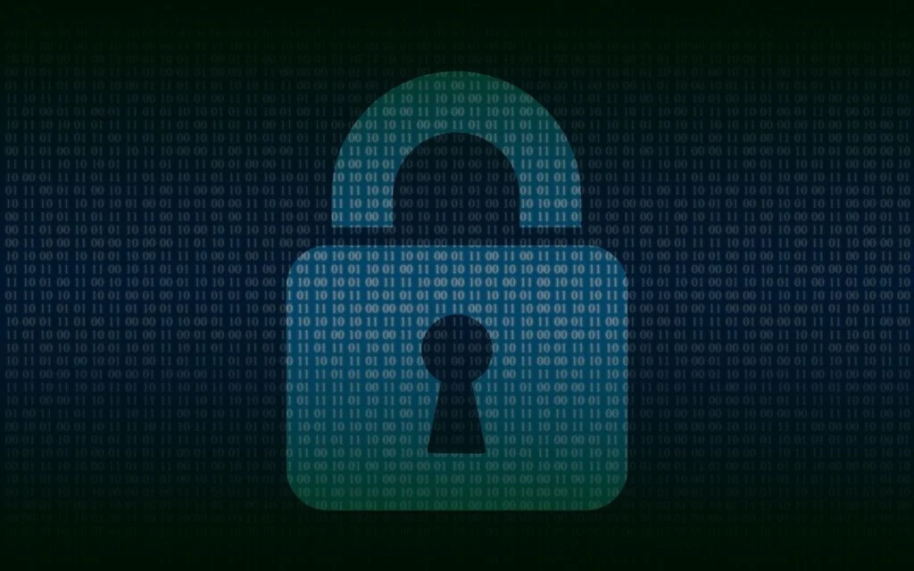 Abstract digital lock over binary code representing post-quantum encryption planning and modern data security.