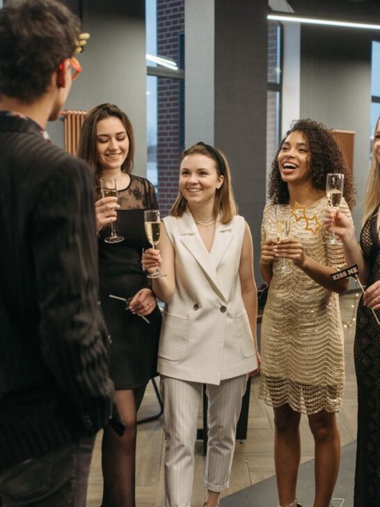 Guests networking and socializing at an event, one of many memorable event ideas for creating an engaging attendee experience.