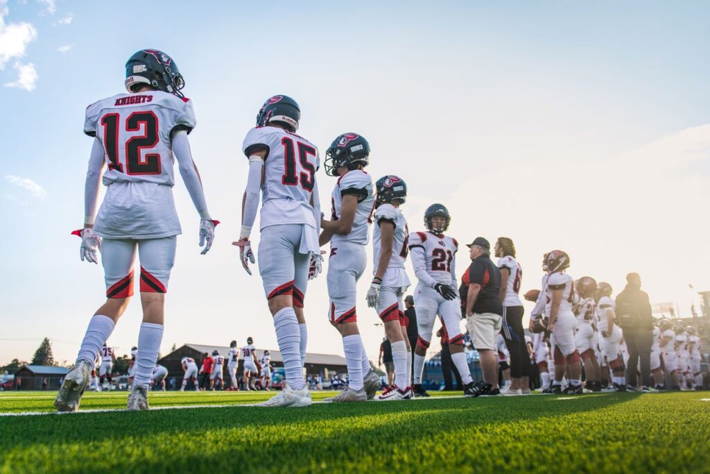 how to build a successful sports team with football players on the field