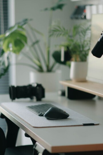 Create a comfortable home workspace setup with simple tips for choosing your desk, chair, lighting, and storage.